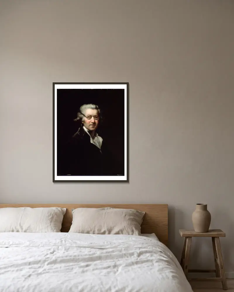 Autoportret 2, Sir Joshua Reynolds w ramie na ścianie