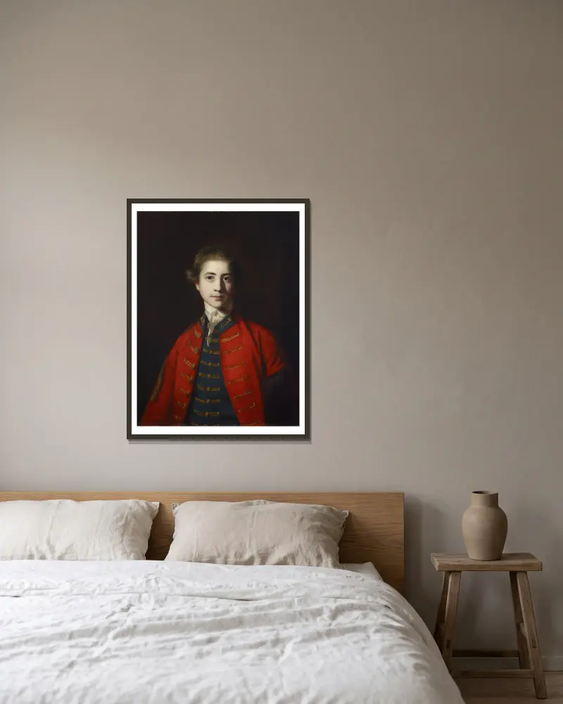 Stephen Croft, Junior von Sir Joshua Reynolds gerahmt an einer Wand