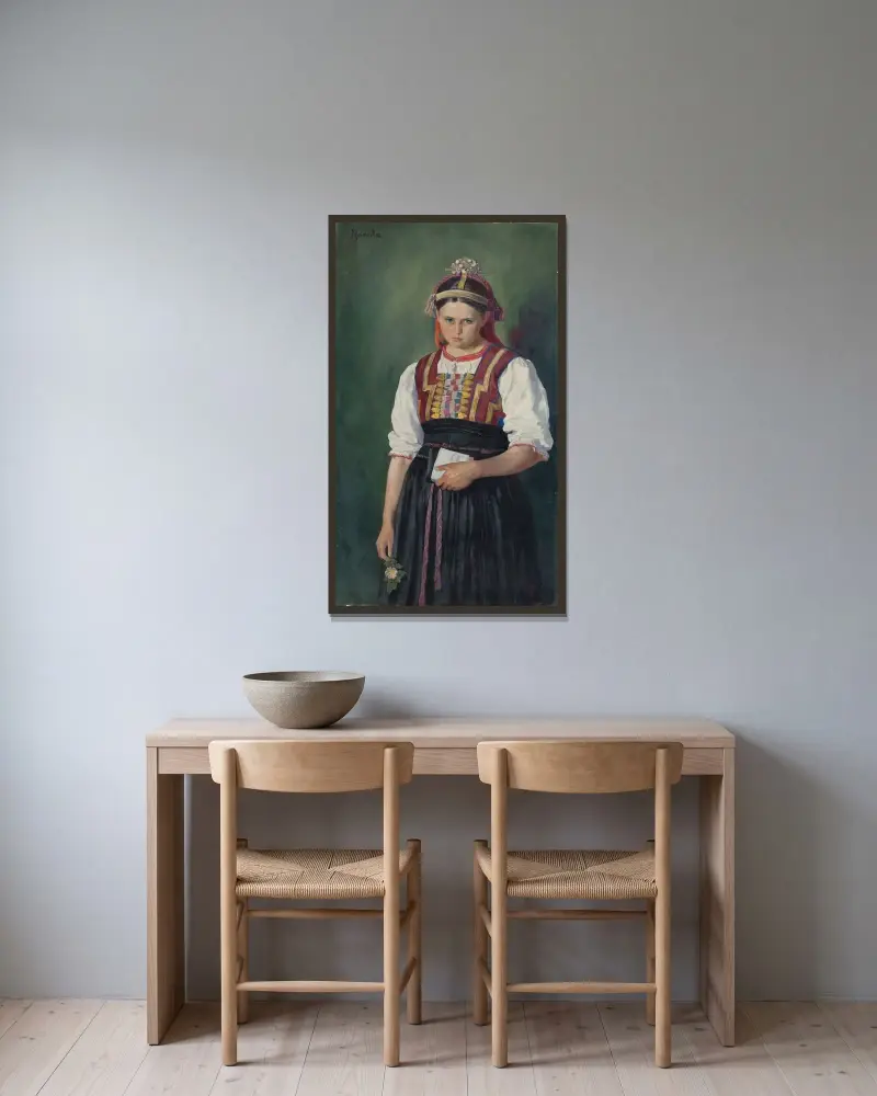 Till pojkvän av Jozef Hanula inramad på en vägg