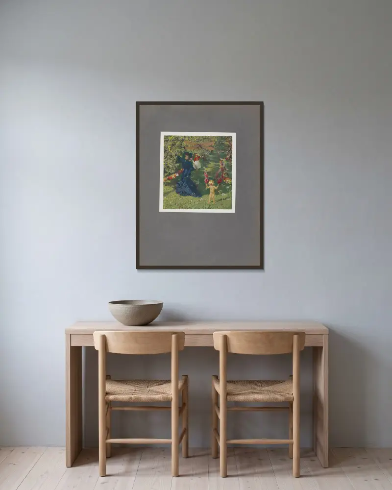 Józef Mehoffer Pl.02 von Józef Mehoffer gerahmt an einer Wand