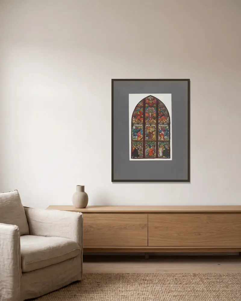 Józef Mehoffer Pl.04 von Józef Mehoffer gerahmt an einer Wand