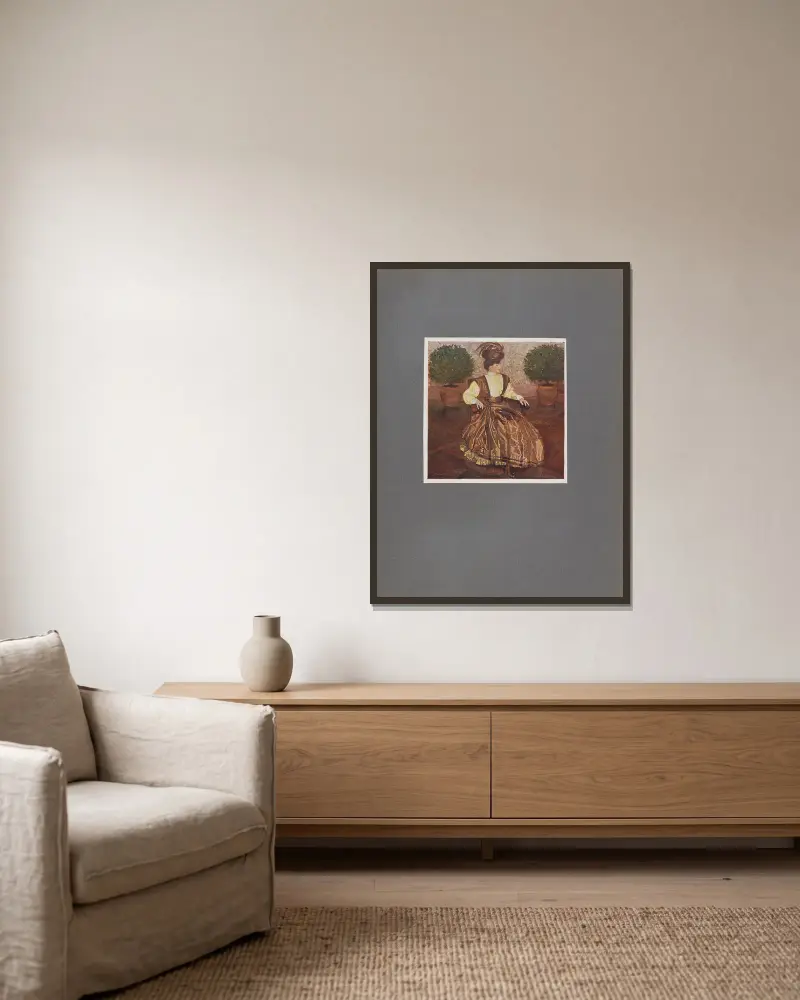 Józef Mehoffer Pl.05 von Józef Mehoffer gerahmt an einer Wand