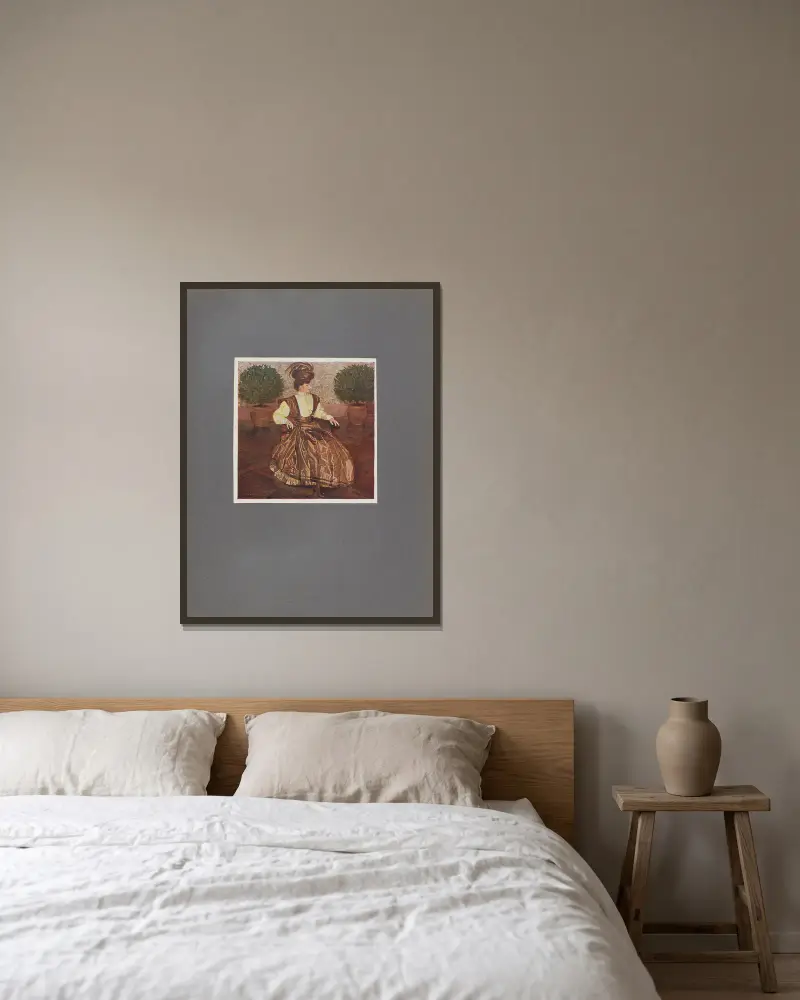 Józef Mehoffer Pl.05 von Józef Mehoffer gerahmt an einer Wand