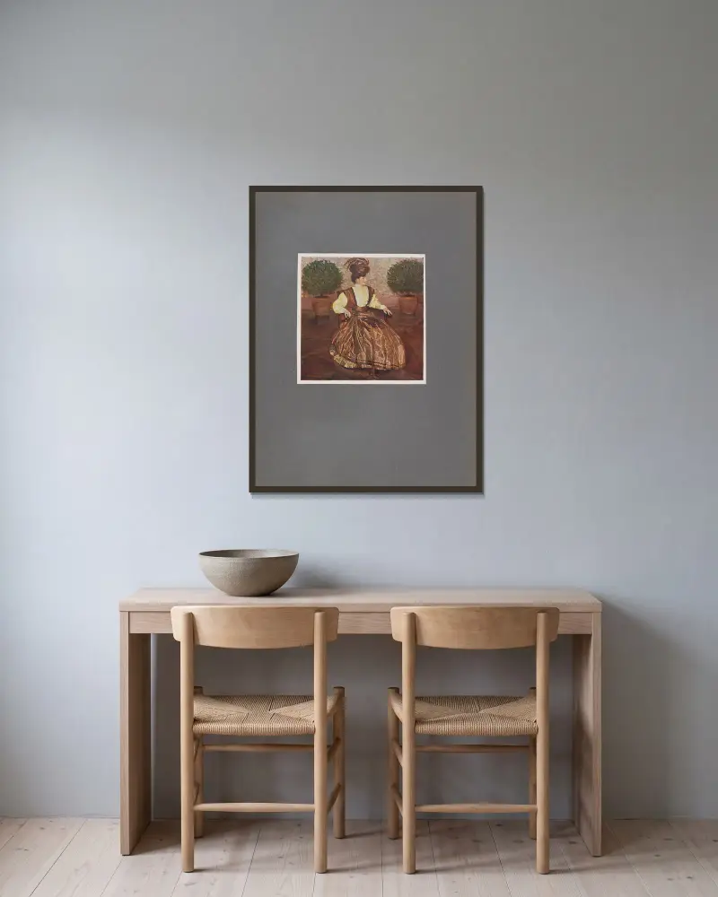 Józef Mehoffer Pl.05 von Józef Mehoffer gerahmt an einer Wand
