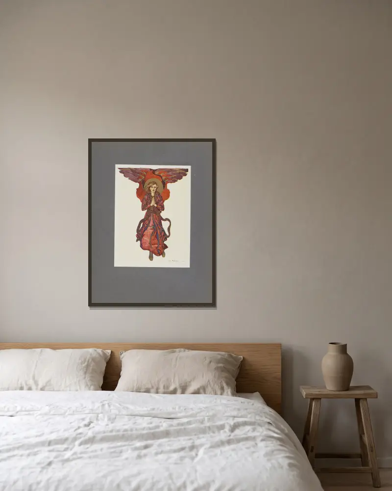 Józef Mehoffer Pl.06 von Józef Mehoffer gerahmt an einer Wand