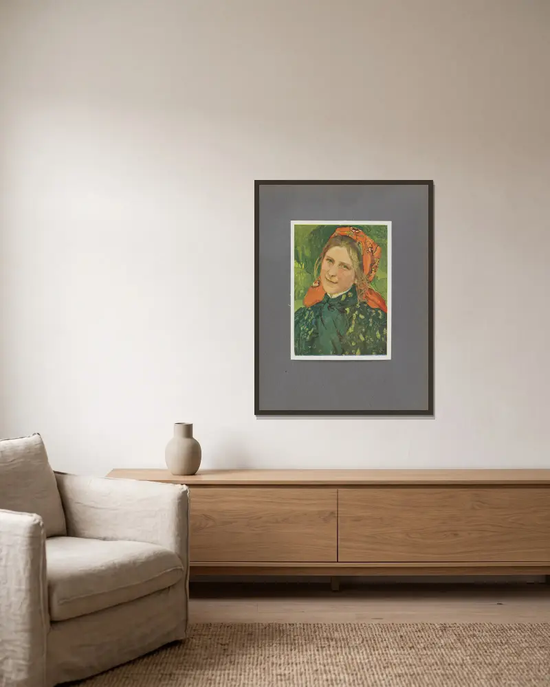 Józef Mehoffer Taf. 07 von Józef Mehoffer gerahmt an einer Wand