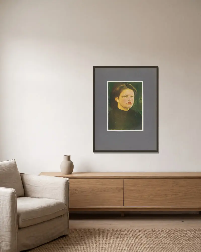 Józef Mehoffer Pl.10 von Józef Mehoffer gerahmt an einer Wand