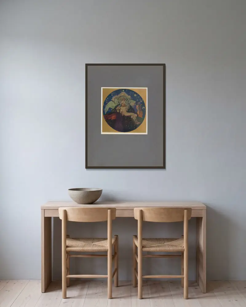 Józef Mehoffer Pl.11 von Józef Mehoffer gerahmt an einer Wand