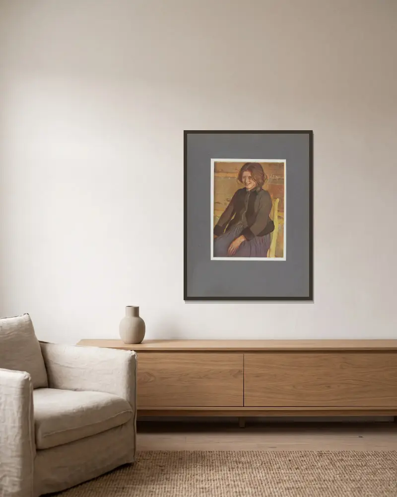 Józef Mehoffer Pl.12 von Józef Mehoffer gerahmt an einer Wand