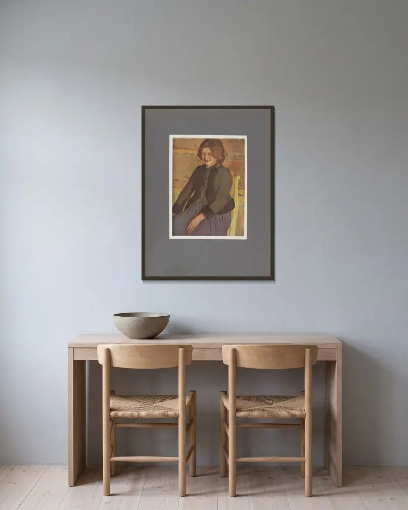 Józef Mehoffer Pl.12 von Józef Mehoffer gerahmt an einer Wand