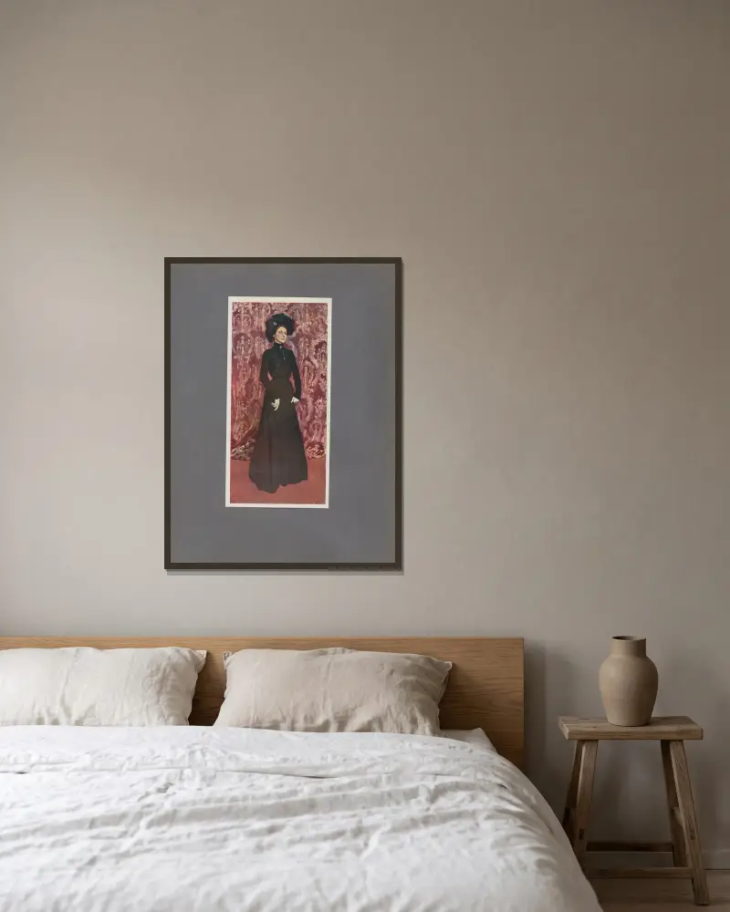 Józef Mehoffer Pl.14 von Józef Mehoffer gerahmt an einer Wand