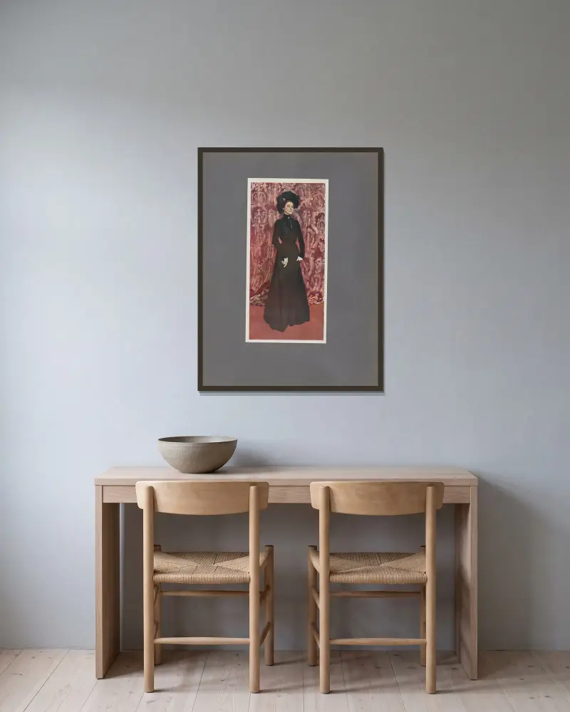 Józef Mehoffer Pl.14 von Józef Mehoffer gerahmt an einer Wand