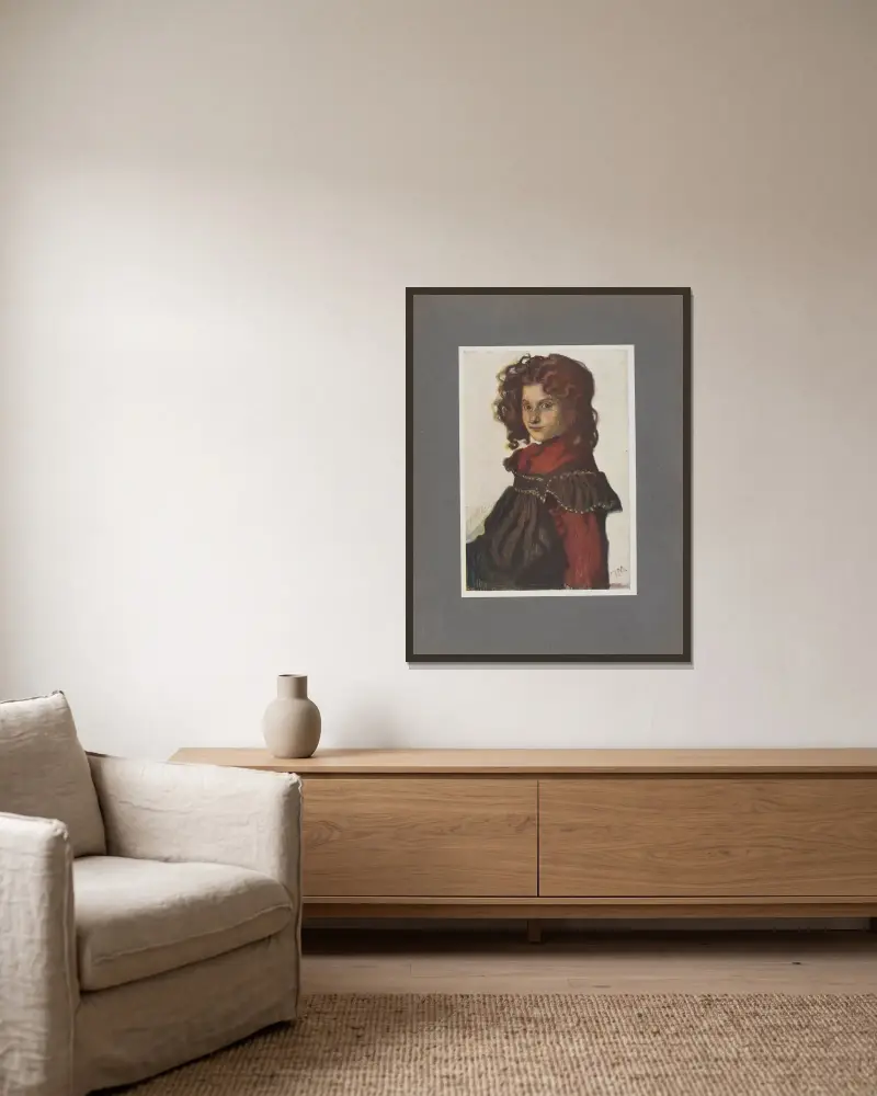 Józef Mehoffer Taf. 18 von Józef Mehoffer gerahmt an einer Wand