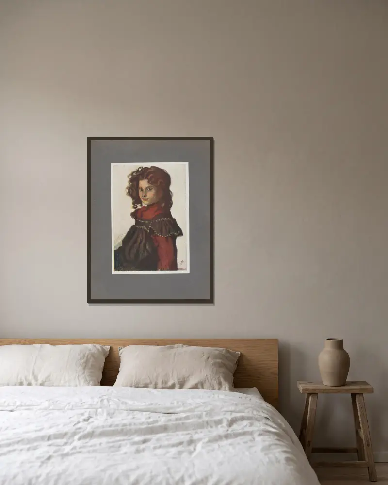 Józef Mehoffer Taf. 18 von Józef Mehoffer gerahmt an einer Wand