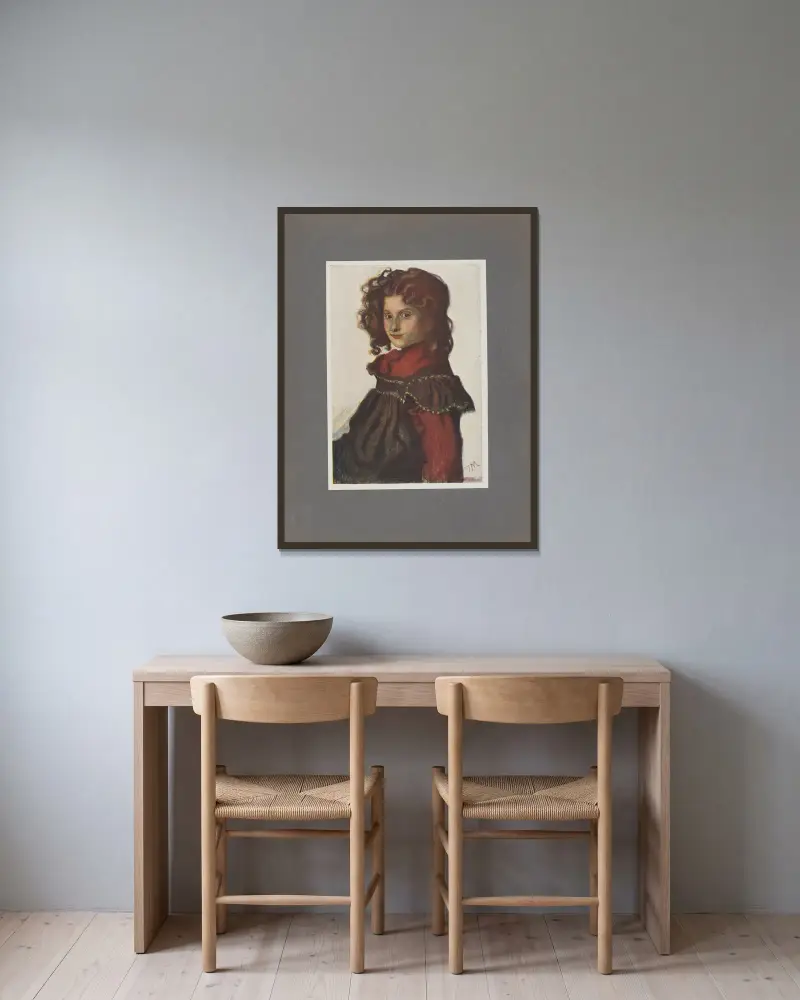 Józef Mehoffer Taf. 18 von Józef Mehoffer gerahmt an einer Wand