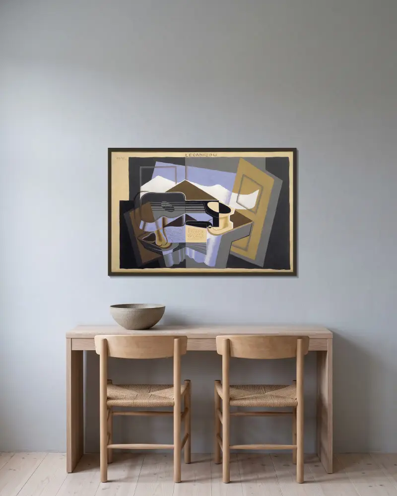 Le Canigou, Juan Gris v rámu na stěně