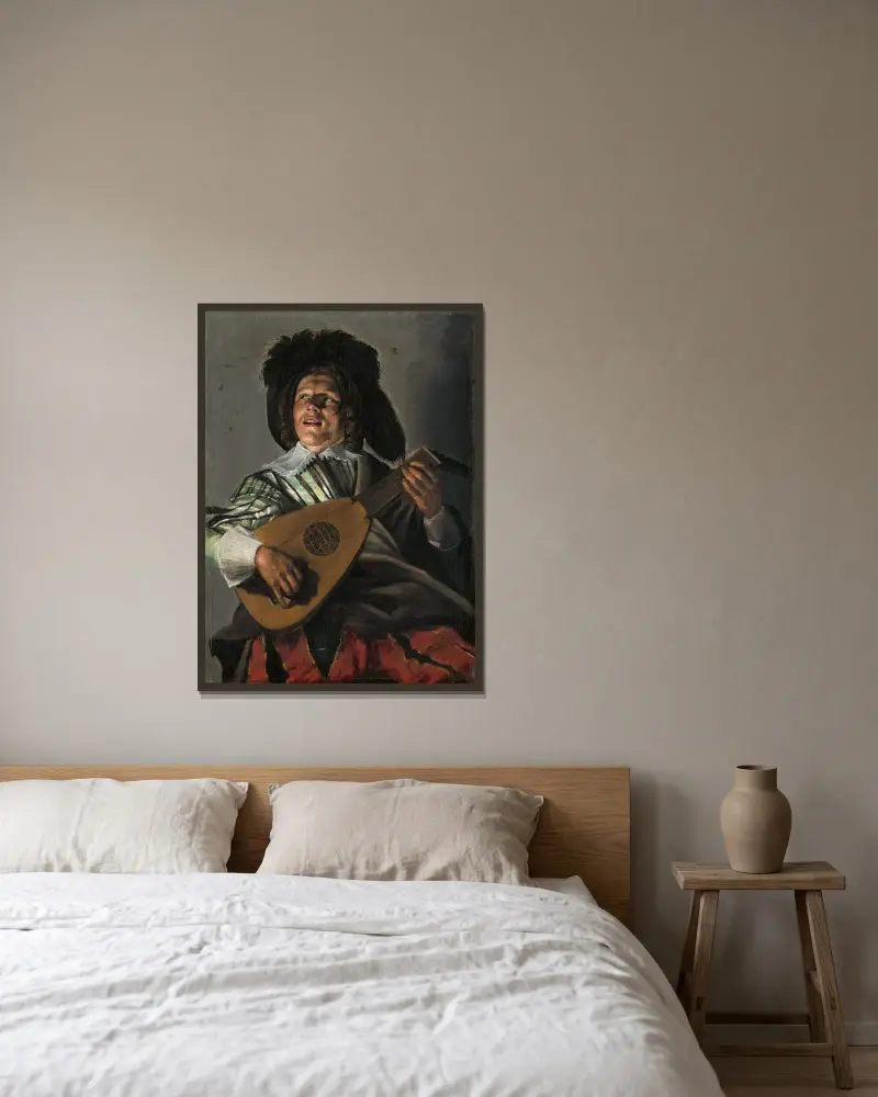 Serenada, Judith Leyster w ramie na ścianie