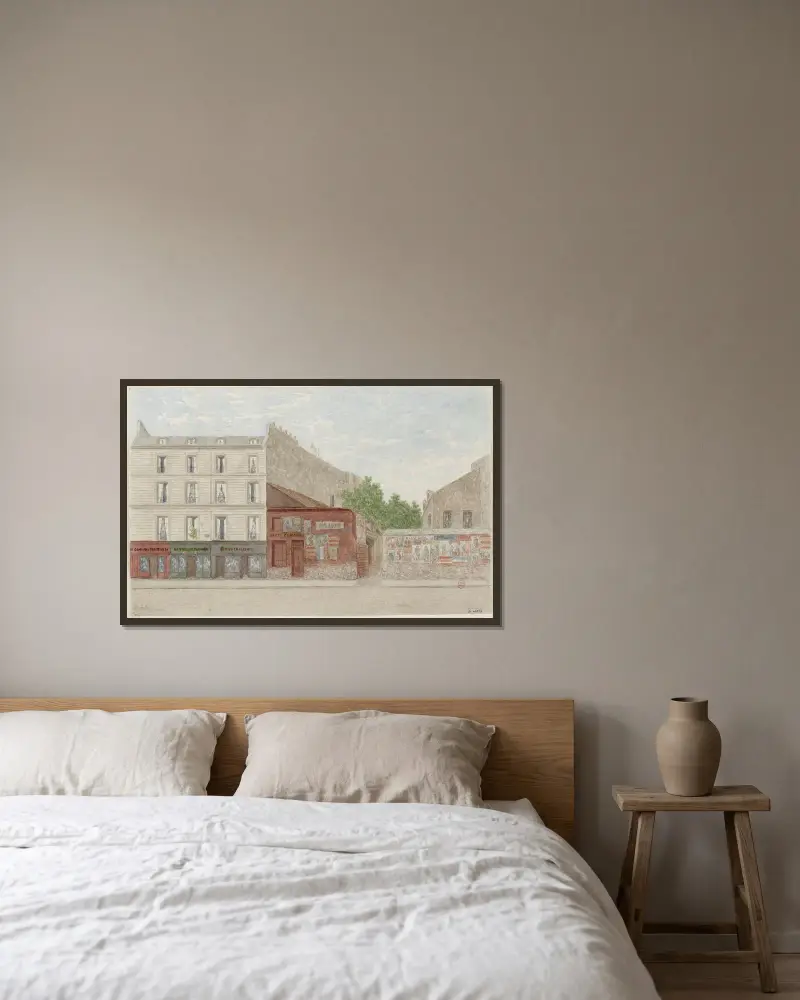 Rue Vaneau nº63 et 65, 7ème arrondissement av Jules Gaildrau inramad på en vägg
