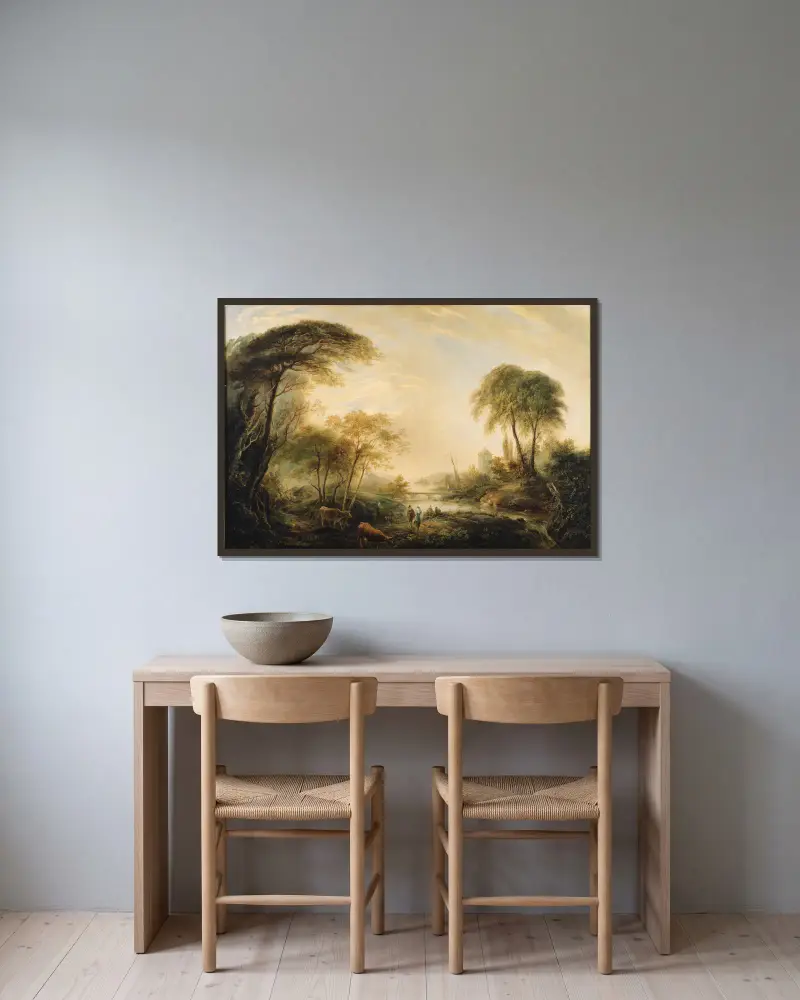 Echo, Julius Kronberg w ramie na ścianie