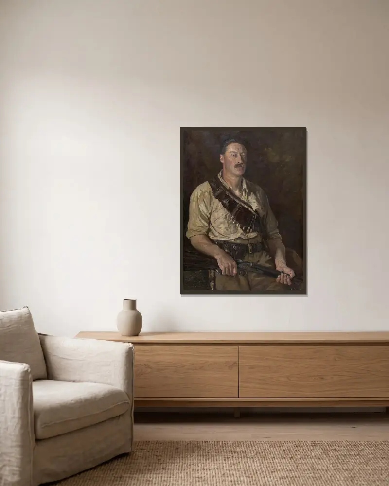 Richard John Cuninghame von Henry Justice Ford gerahmt an einer Wand