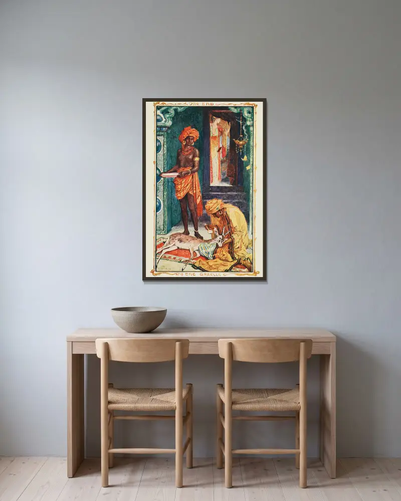 Gazela, Henry Justice Ford w ramie na ścianie
