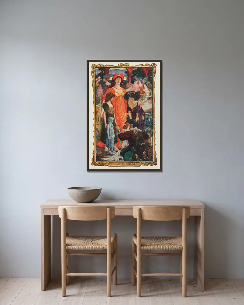 The Tontlawald av Henry Justice Ford inramad på en vägg