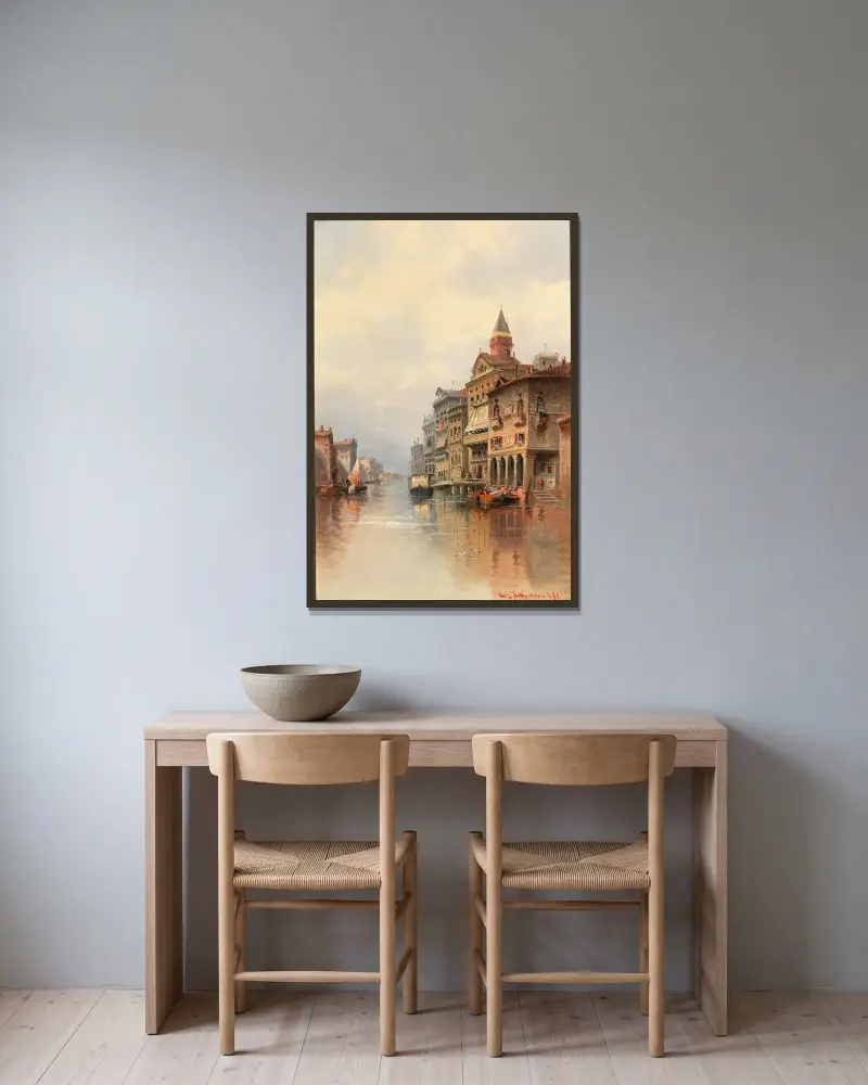 Untitled av Karl Kaufmann inramad på en vägg