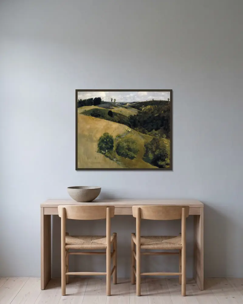 Flying Shadows von Kenyon Cox gerahmt an einer Wand