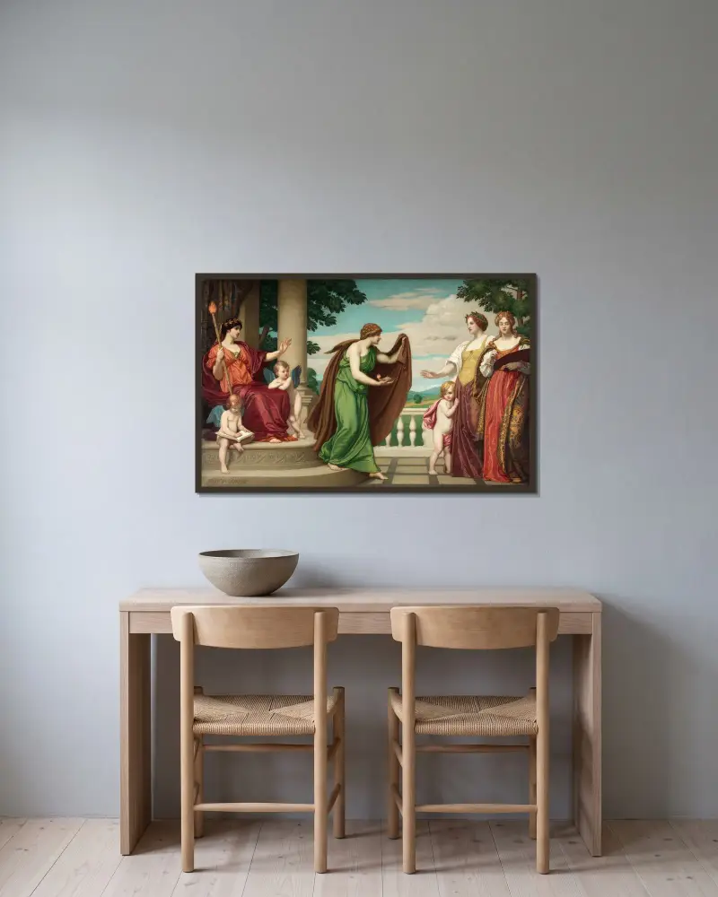 Tradition von Kenyon Cox gerahmt an einer Wand