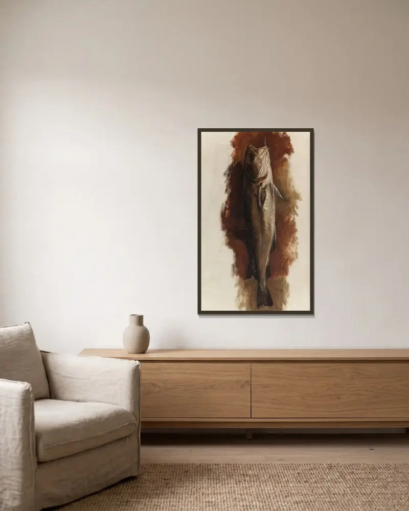 Trout von Kenyon Cox gerahmt an einer Wand