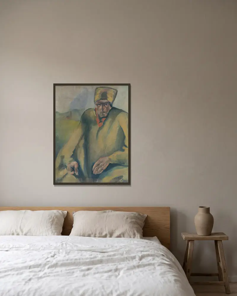 Agitátor, Konštantín Bauer v rámu na stěně