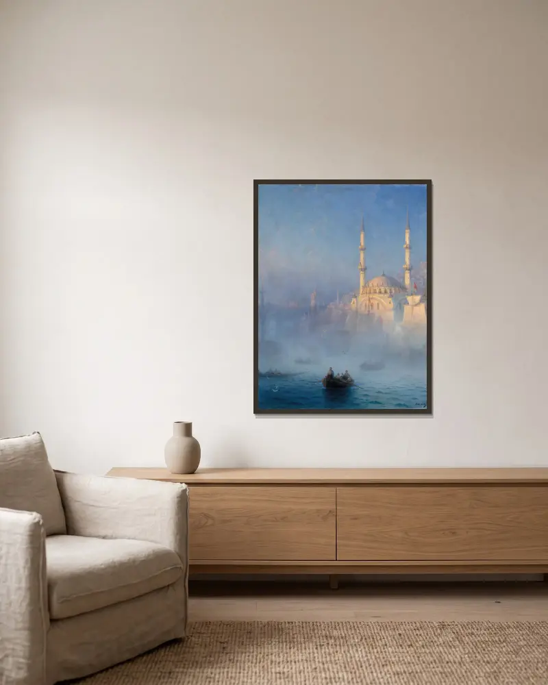 Konstantinopol, Ivan Konstantinovich Aivazovsky v rámu na stěně