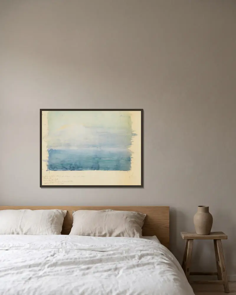 Bar Harbor, Twilight von John La Farge gerahmt an einer Wand