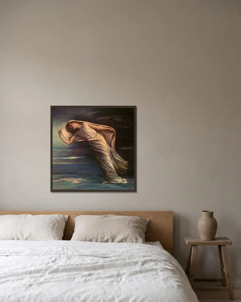 Úsvit, John La Farge v rámu na stěně