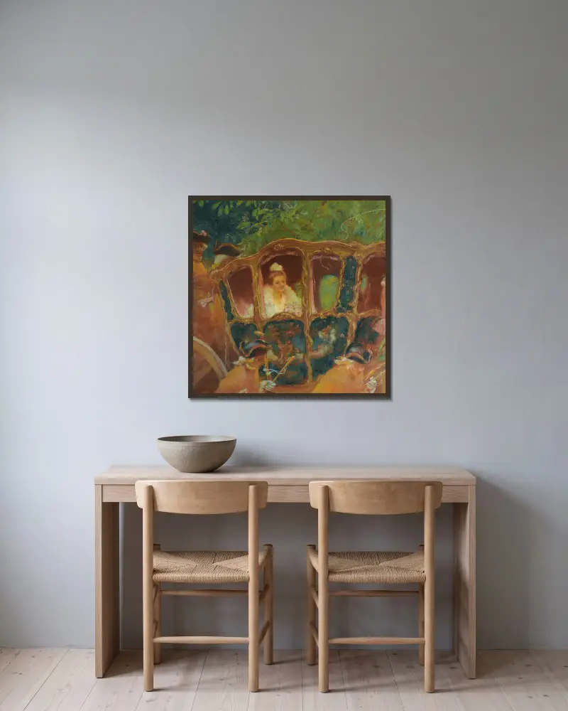 Popelka, Gaston La Touche v rámu na stěně