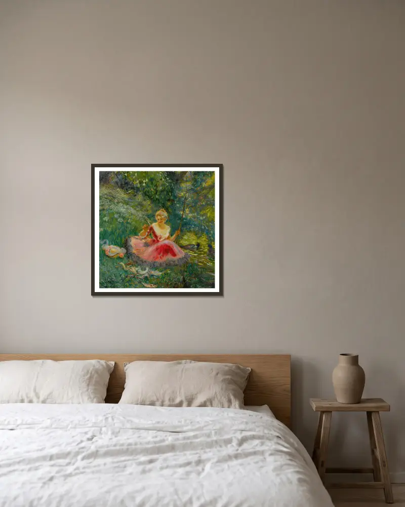 Rybářství, Gaston La Touche v rámu na stěně