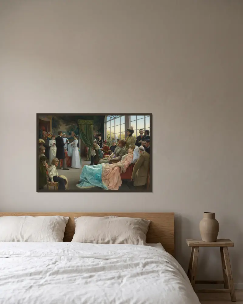 Křest, Julius Leblanc Stewart v rámu na stěně
