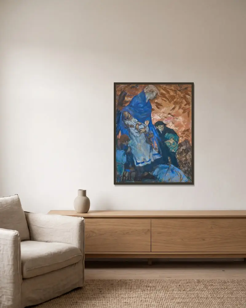 Till Holland av Leo Gestel inramad på en vägg