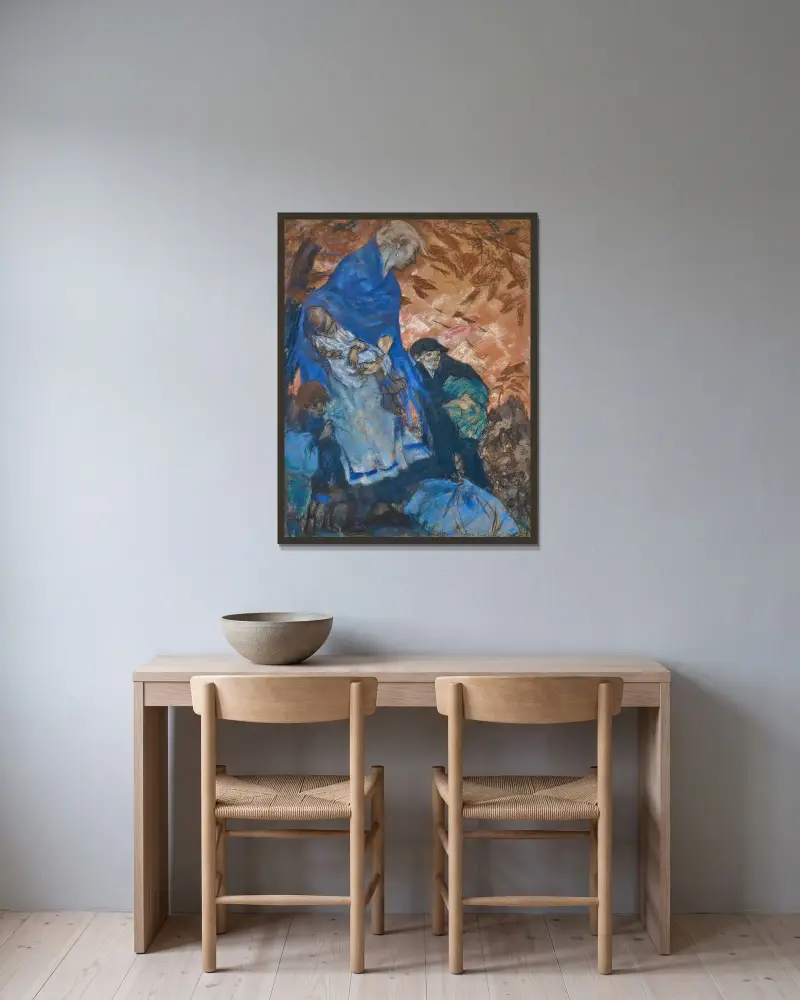 Till Holland av Leo Gestel inramad på en vägg