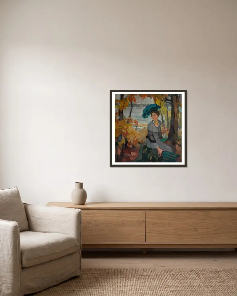 Očekávání, Leo Putz v rámu na stěně