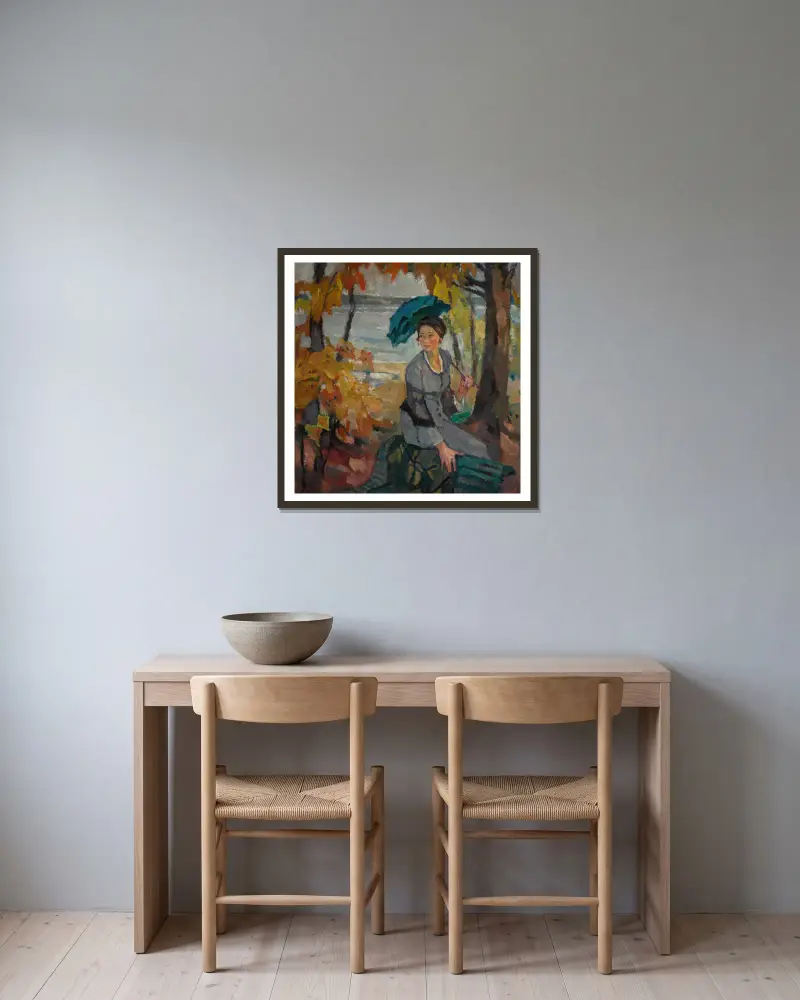 Očekávání, Leo Putz v rámu na stěně