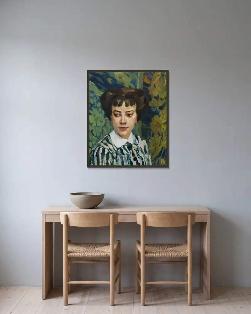 Mara Hoffmann, Leo Putz w ramie na ścianie