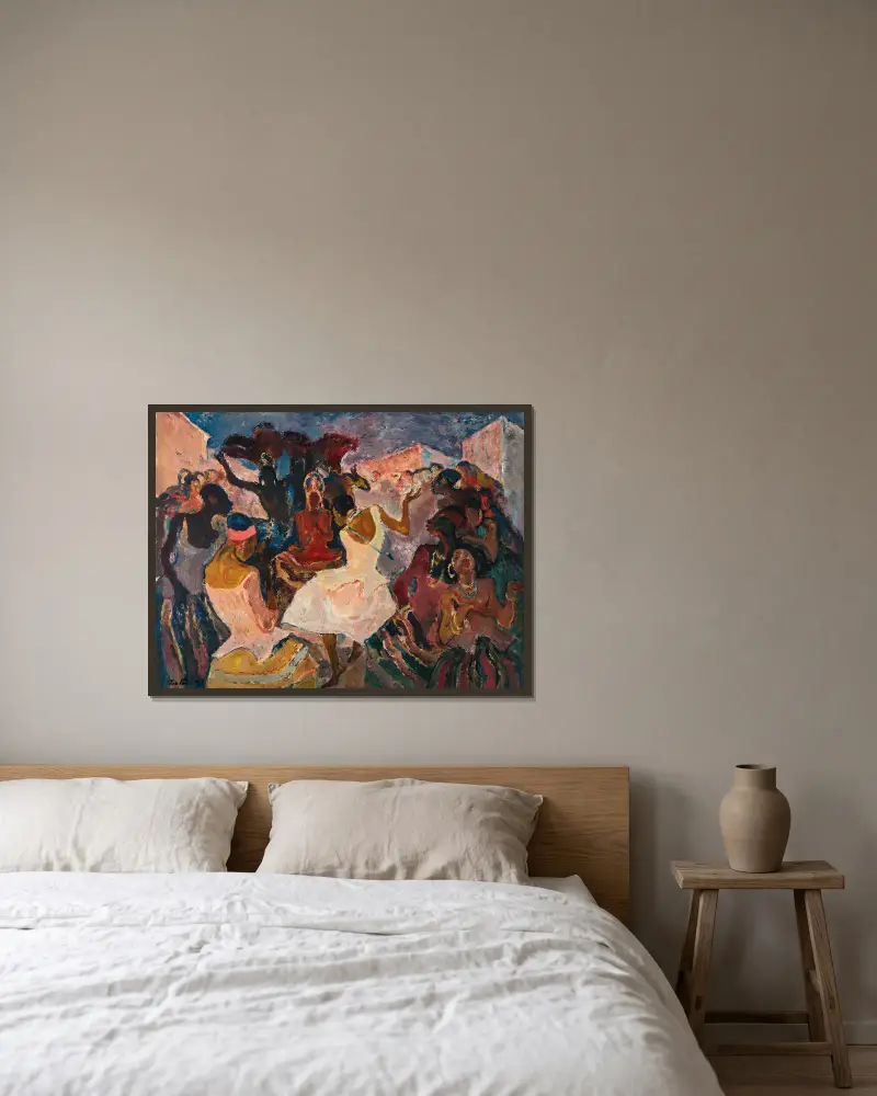 Samba II, Leo Putz v rámu na stěně