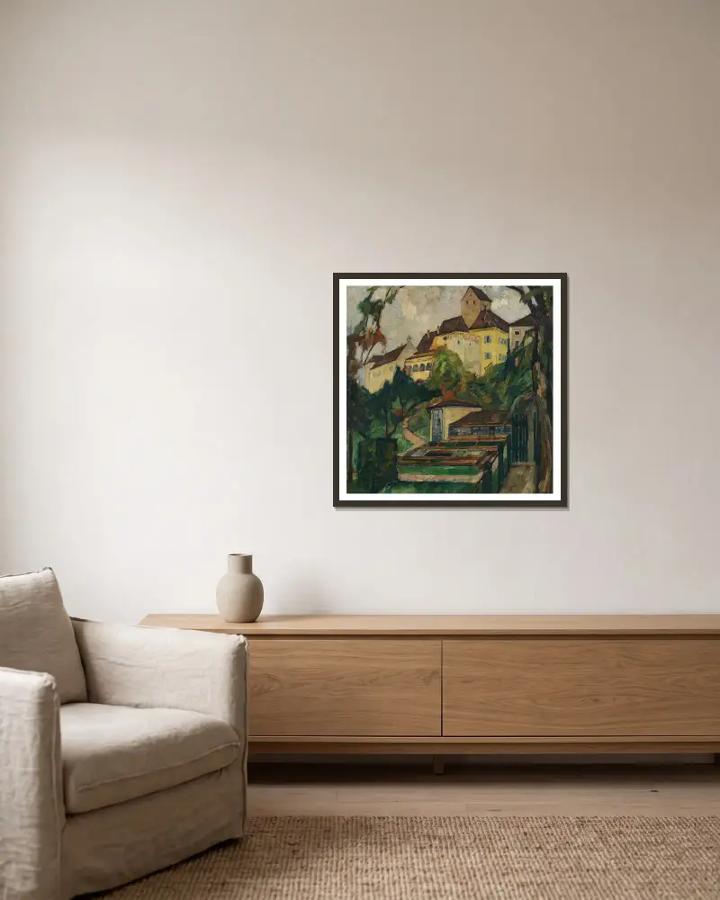 Zamek Seefeld IV, Leo Putz w ramie na ścianie
