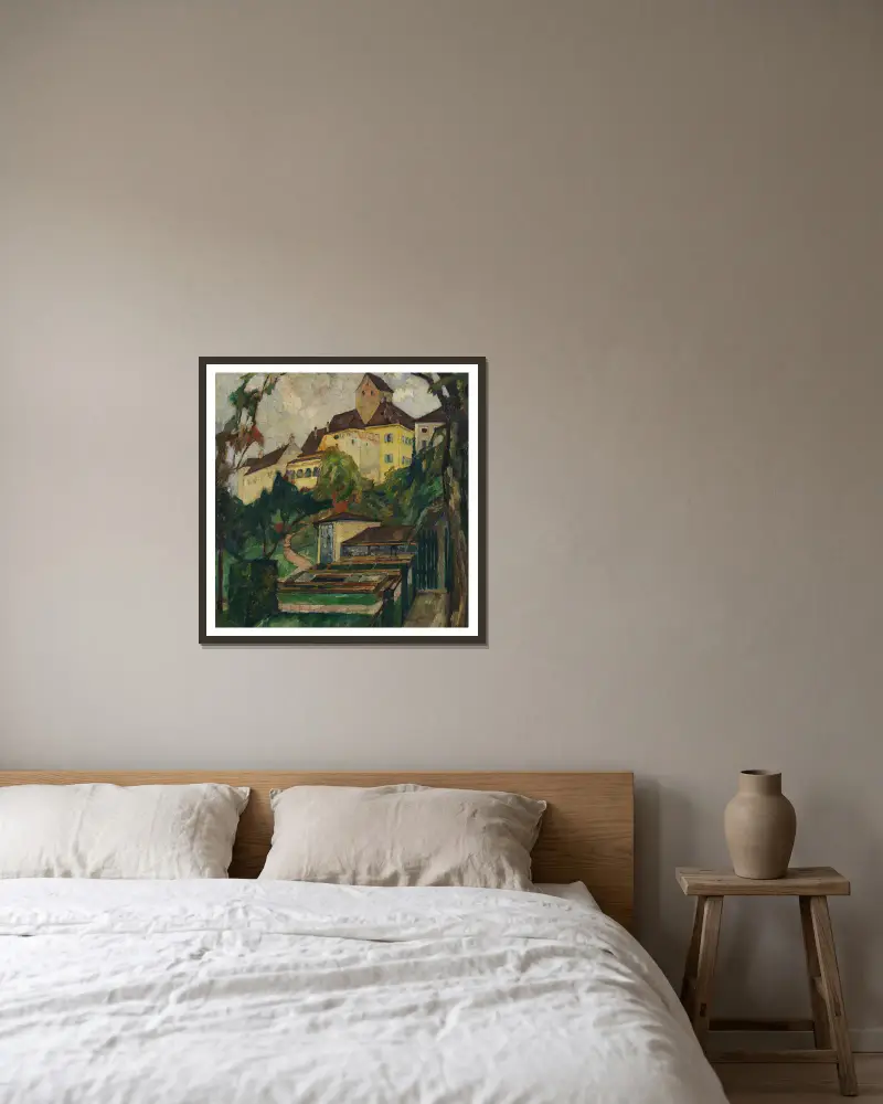 Zamek Seefeld IV, Leo Putz w ramie na ścianie