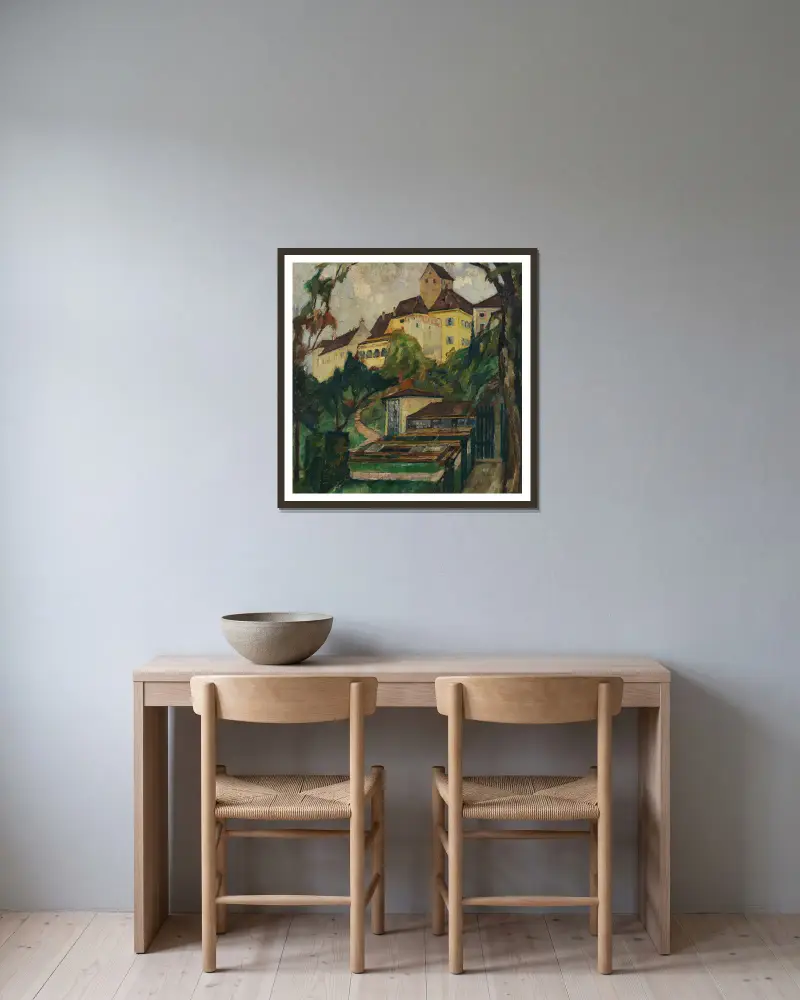 Zamek Seefeld IV, Leo Putz w ramie na ścianie