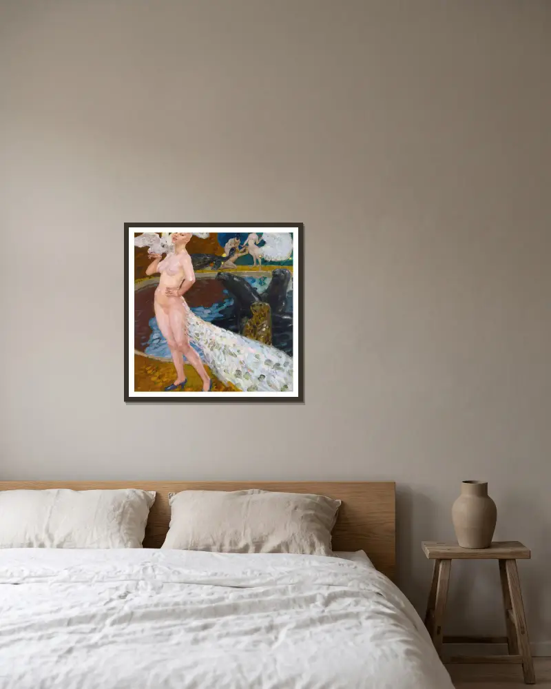 Začarovaná zahrada, Leo Putz v rámu na stěně