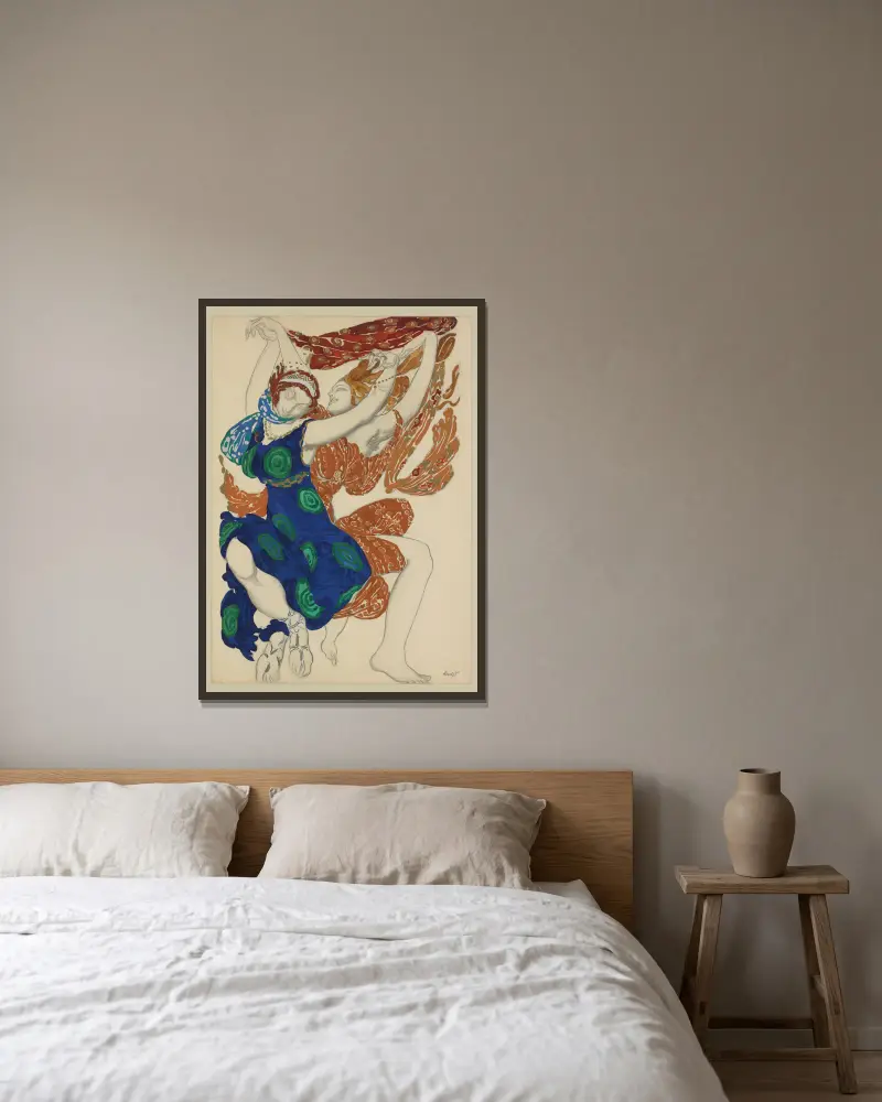 Narcis, Léon Bakst v rámu na stěně