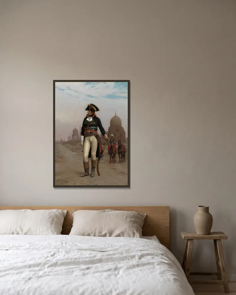 Napoleon v Egyptě, Jean-Léon Gérôme v rámu na stěně