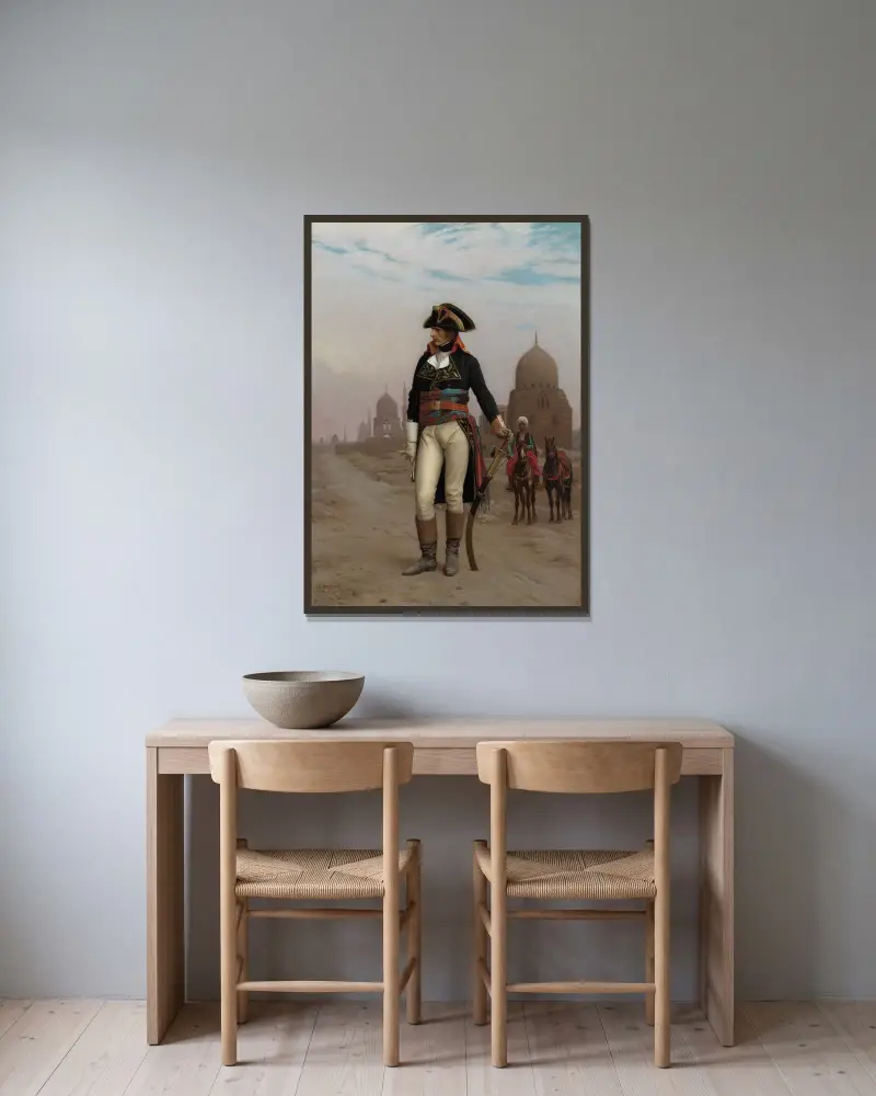 Napoleon v Egyptě, Jean-Léon Gérôme v rámu na stěně